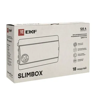 Щит распред. встраиваемый ЩРВ-П-18 SlimBox IP41 PROxima