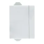 Прага Розетка 10А без заземления IP44 белая