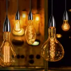 Светильник подвесной под лампу 1хE27 AC 220В Черный IP20 1000х50х105мм Алюминий Decor Gauss