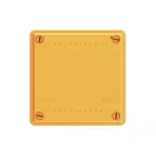 Коробка пластиковая FS с гладкими стенками и клеммниками IP56 100х100х50мм 4р 450V 6A 4мм.кв