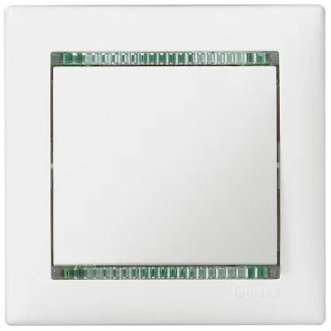 Выключатель одноклавишный, в рамку, белый