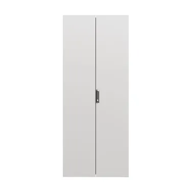 Дверь двойная сплошная IT-CQE 2000x800. RAL7035
