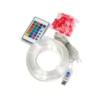 Гирлянда влагозащитная Дюралайт 10м (нить в трубке 0,8мм) + 30 клипс