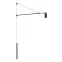 Светильник SP-KANEL-WALL-6W 3000K BK, 36 deg, 230V, TELESCOPIC, IP20, металл, 5 лет