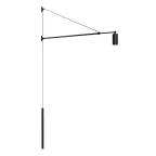 Светильник SP-KANEL-WALL-6W 3000K BK, 36 deg, 230V, TELESCOPIC, IP20, металл, 5 лет