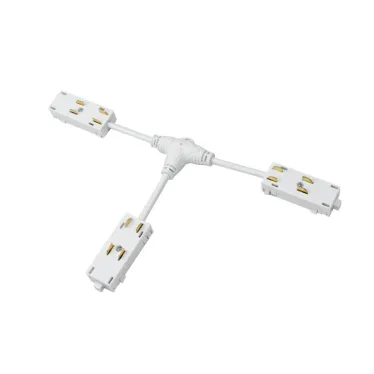 Коннектор трека SMART гибкий Т-образ. электрический бел. DENKIRS TR2115-WH