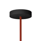 Основание накладное с возможностью размещения блока питания и подачи питания треку-ремню Belty Base D260хH50 мм IP20 черн. алюм. DENKIRS TR5511-BK