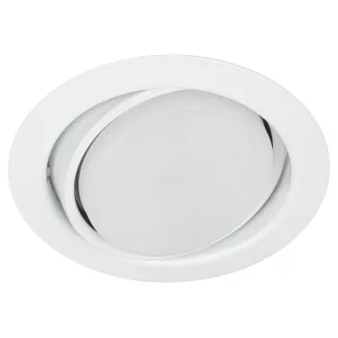 Светильник встраиваемый  под лампу GX53  KL35 А WH /1 SET 5 поворотный 220V 13W белый набор 5шт | Б0070923 | ЭРА