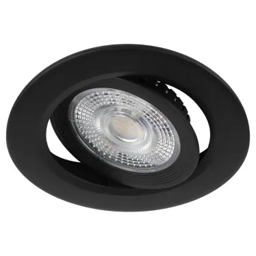 Светильник светодиодный встраиваемый  KL LED 25A-5 4K BK SET 10 круглый поворотный черный 5Вт 4000К набор 10шт | Б0070937 | ЭРА