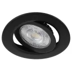 Светильник светодиодный встраиваемый  KL LED 25A-5 3K BK SET 10 круглый поворотный черный 5Вт 3000К набор 10 шт | Б0070935 | ЭРА