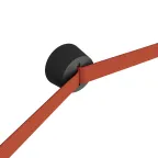 Основание накладное для фиксации трека-ремня Belty Base для создания перегиба под произвольным углом без подачи питания D75хH43 мм IP20 черн. алюм. DENKIRS TR5515-BK