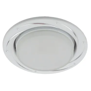 Светильник встраиваемый  под лампу GX53  KL 77 AL/WH /1 SET 5 220V 13W серебро/белый набор 5 шт | Б0070933 | ЭРА