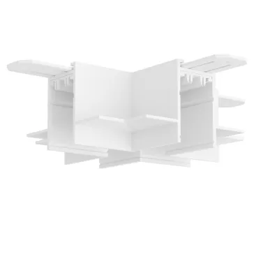 Коннектор трека SMART для ГКЛ/"X/" образный механический бел. DENKIRS TR2114-WH