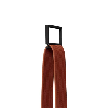 Крепление накладноегибкого трека-ремня Belty Base H50 мм IP20 черн. пластик DENKIRS TR5518-BK