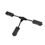 Коннектор трека SMART гибкий Т-образ. электрический черн. DENKIRS TR2115-BK