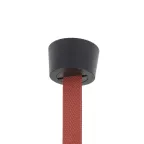 Основание накладное с возможностью подачи питания треку-ремню Belty Base не вмещает блок питания D75хH43 мм IP20 черн. алюм. DENKIRS TR5512-BK