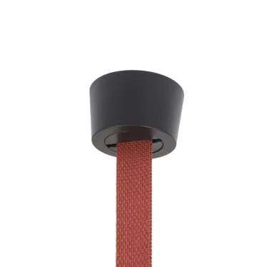 Основание накладное с возможностью подачи питания треку-ремню Belty Base не вмещает блок питания D75хH43 мм IP20 черн. алюм. DENKIRS TR5512-BK