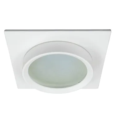 Светильник ДВО-15w GX53 без лампы квадратный белый IP44