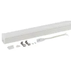                  Линейный светодиодный светильник комплект  LLED-04-0-40K-108 8Вт 4000K L562мм с сетевым шнуром | Б0070076 | ЭРА
               