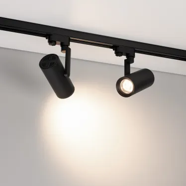 Светильник LGD-URANUS-4TR-R75-18W/25W Warm3500K-MIX BK, 20-50 deg, side holder, 230V, IP20, металл, 5 лет