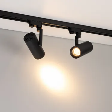 Светильник LGD-URANUS-4TR-R75-18W/25W Warm3500K-MIX BK, 20-50 deg, side holder, 230V, IP20, металл, 5 лет