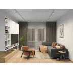 Шинопровод однофазный 1 м (трек 922 мм+подвод питания 74 мм+заглушка 4 мм) бел. заглушка и подвод питания в комплекте DENKIRS TR1001-WH/1