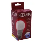 Лампа светодиодная LL-R-A65-15W-230-4K-E27 (груша, 15Вт, нейтр., Е27) Ресанта