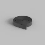 Трек-ремень гибкий Belty Base 5 м 48В DC IP20 темно-сер. ткань медь DENKIRS TR5500-DG