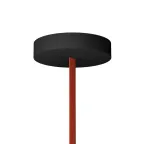 Основание накладное с возможностью размещения блока питания и подачи питания треку-ремню Belty Base D260хH50 мм IP20 черн. алюм. DENKIRS TR5511-BK