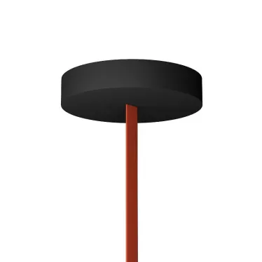 Основание накладное с возможностью размещения блока питания и подачи питания треку-ремню Belty Base D260хH50 мм IP20 черн. алюм. DENKIRS TR5511-BK