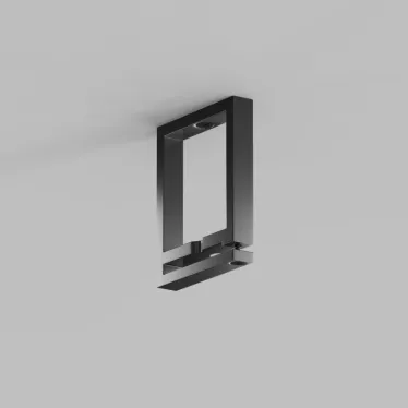 Крепление накладноегибкого трека-ремня Belty Base H50 мм IP20 черн. пластик DENKIRS TR5518-BK