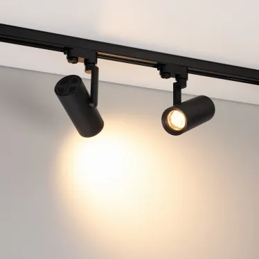 Светильник LGD-URANUS-4TR-R75-18W/25W Warm3500K-MIX BK, 20-50 deg, side holder, 230V, IP20, металл, 5 лет