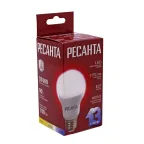 Лампа светодиодная LL-R-A60-13W-230-4K-E27 (груша, 13Вт, нейтр., Е27) Ресанта