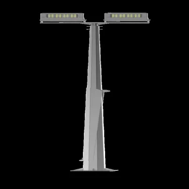 Опора стальная наружного освещения Facette Fold 12м горячее цинкование