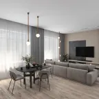 Трек-ремень гибкий Belty Base 5 м 48В DC IP20 корич. ткань медь DENKIRS TR5500-BR