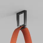 Крепление накладноегибкого трека-ремня Belty Base H50 мм IP20 черн. пластик DENKIRS TR5518-BK