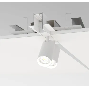Шинопровод SMART встраиваемый 3 м под ГКЛ бел. DENKIRS TR2013-WH