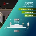 Светильник светодиодный встраиваемый  ST2A WH SET 10 штампованный поворотный MR16 12V/220V 50W белый набор 10шт | Б0070924 | ЭРА