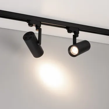 Светильник LGD-URANUS-4TR-R75-18W/25W Warm3500K-MIX BK, 20-50 deg, side holder, 230V, IP20, металл, 5 лет