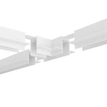 Коннектор трека SMART для ГКЛ/"Т/" образный механический бел. DENKIRS TR2113-WH