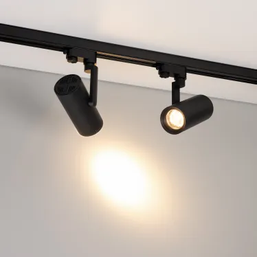 Светильник LGD-URANUS-4TR-R75-18W/25W Warm3500K-MIX BK, 20-50 deg, side holder, 230V, IP20, металл, 5 лет