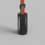 Утяжелитель для отвесногомонтажа трека-ремня Belty Base D60хH130 мм IP20 черн. алюм. DENKIRS TR5516-BK