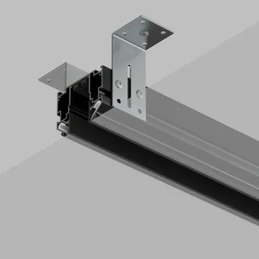 Профиль-трек SMART ONE для натяжных потолков 2 м алюм. черн. DENKIRS TR2022-BK