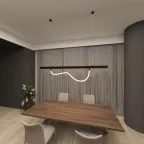 Аксессуар для подвесного светильника SMART RAY черн. алюм. DENKIRS DK8064-BK