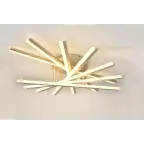 Светильник потолочный светодиодный Rivoli Cordelia 6184-701 LED 120Вт 3000-6000К золотой с пультом | Б0068441 | Rivoli