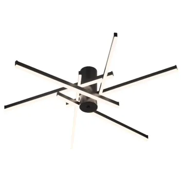 Светильник потолочный светодиодный Rivoli Violet 6180-201 LED 90Вт 3000-6000К чёрный с пультом | Б0068479 | Rivoli