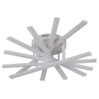 Светильник потолочный светодиодный Rivoli Cordelia 6184-201 LED 120Вт 3000-6000К белый с пультом | Б0068486 | Rivoli