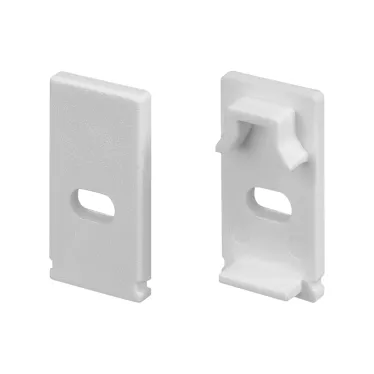 Заглушка LINE-1019 SILVER с отверстием, пластик