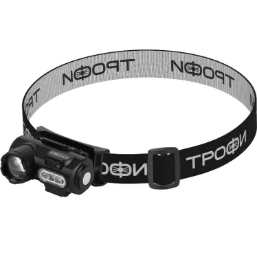 Фонарь налобный светодиодный Трофи Налобные GA-103 аккумуляторный 3 Bт сенсорное управление магнит клипса 6 режимов | Б0069570 | Трофи