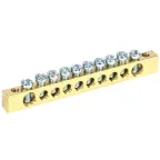                  Шина PEN ''земля-ноль'' 6х9 мм 10х2 (10 группхкрепеж по краям), REXANT
               